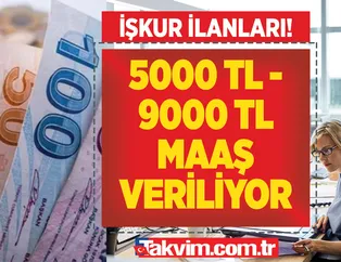 Çalışmak isteyenler hemen İŞKUR'a koşsun! 5000 TL - 9000 TL maaş aralıklı iş fırsatı! Gırla boş kontenjan var! Temizlik ve güvenlik personeli, bekçi...