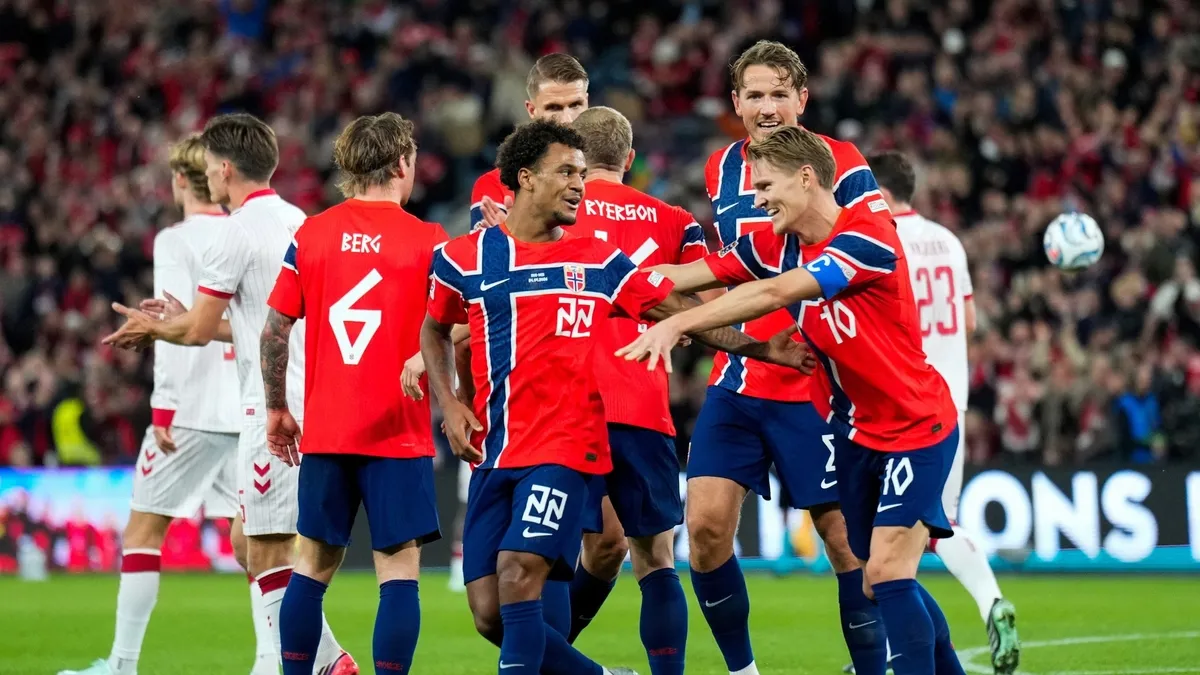 Norveç, Danimarka'yı 5 gollü maçta devirdi