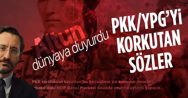 PKK/YPG'yi korkutacak sözler