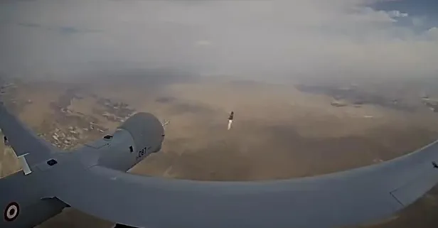 ANKA'nın gurur anları! 15.000 feet'ten tam isabet