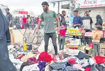 Gazze'de pazarlar canlandı