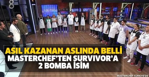 Masterchef’ten Survivor’a katılacak 2 isim bomba! Masterchef’in asıl kazananı onlar olacak gümbür gümbür geliyor...