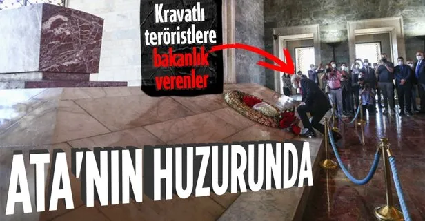 SON DAKİKA: PKK’nın siyasi uzantısı HDP’ye bakanlık vermek isteyen CHP’de Kemal Kılıçdaroğlu Anıtkabir’i ziyaret etti