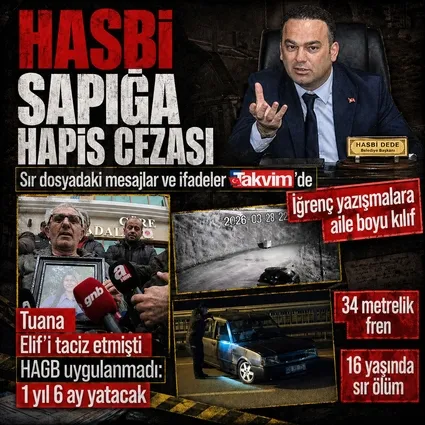 Tuana Elif davasında Hasbi Dede’ye 1 yıl 6 ay hapis cezası: HAGB ve erteleme uygulanmadı