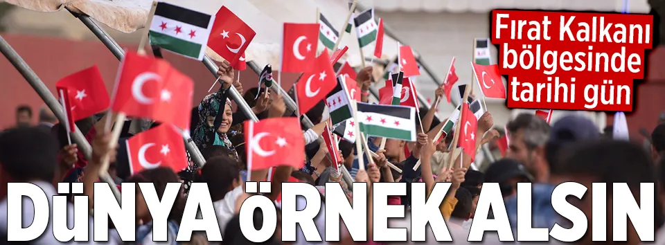 Fırat Kalkanı bölgesinde tarihi gün