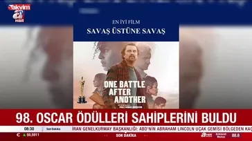 98. Oscar Ödülleri'nde büyük gece: "One Battle After Another" 6 ödülle geceye damga vurdu!