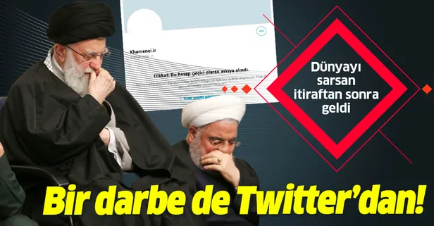 Uçak itirafından sonra Hamaney'e bir darbe de Twitter'dan!