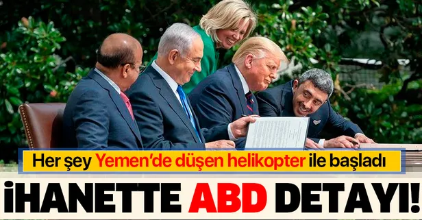 Birleşik Arap Emirlikleri ve İsrail arasındaki ihanet anlaşmasının altında "ABD'nin kurtarma operasyonu var" iddiası