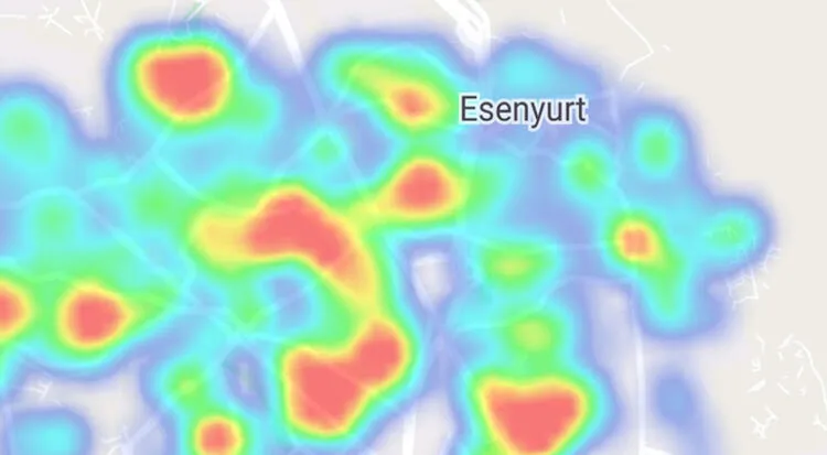 İstanbul'un güncel koronavirüs yoğunluk haritası! İşte ilçe ilçe İstanbul koronavirüs vaka haritası | Hayat Eve Sığar - 17