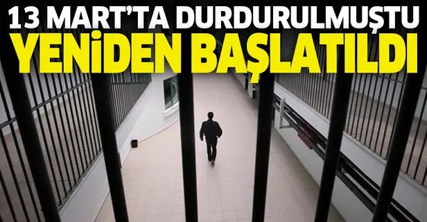 13 Mart’ta durdurulmuştu! Kapalı görüşler yeniden başladı