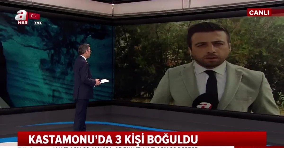 Gölette facia! Anne, baba ve oğlu öldü (Video)