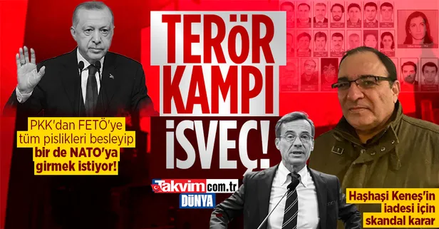 Son dakika: İsveç'ten yeni skandal! Resmen terör kampı oldu! Bülent Keneş dahil 4 hainin iade etmeyecek!