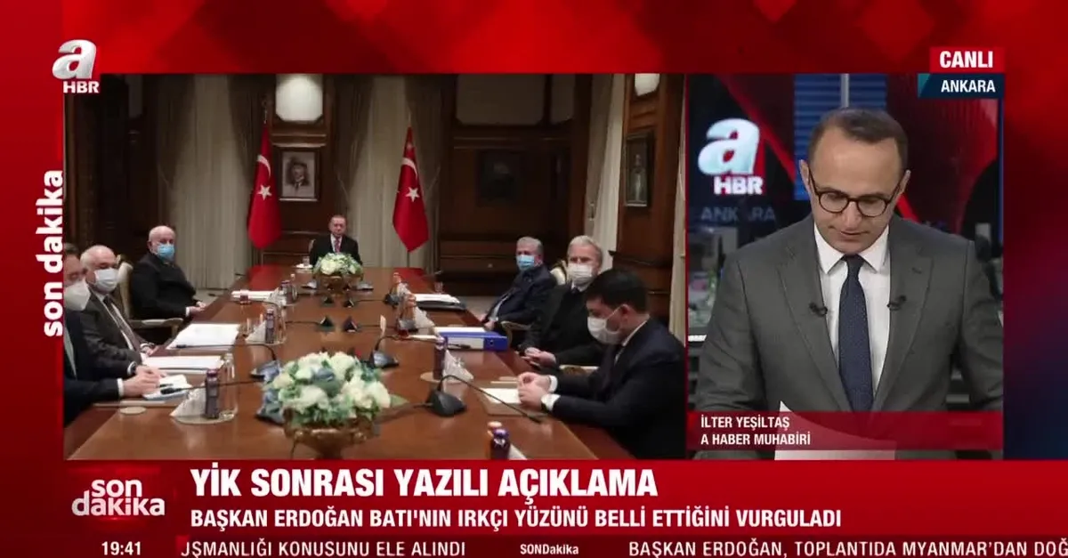 Yüksek İstişare Kurulu sonrası Başkan Erdoğan'dan flaş sözler: Batı ırkçı yüzünü gösterdi