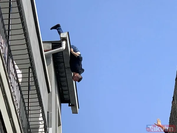 Adana'da eşinin çocukları alarak evi terketmesine öfkelenen koca damdan atladı - 4