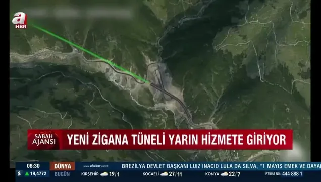 Yeni Zigana Tüneli için geri sayım başladı!
