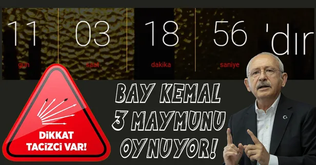 CHP Genel Başkanı Kemal Kılıçdaroğlu taciz ve tecavüz skandalları karşısında hala suskun!