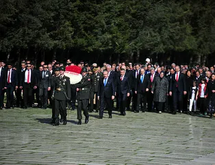 Devletin zirvesi 23 Nisan için Anıtkabir'de