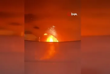 Brezilya'da korkunç yangın kamerada!