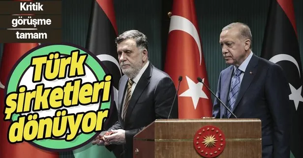 Son dakika: Libya hükümeti Türk şirketlerin ülkeye dönüşünü görüştü