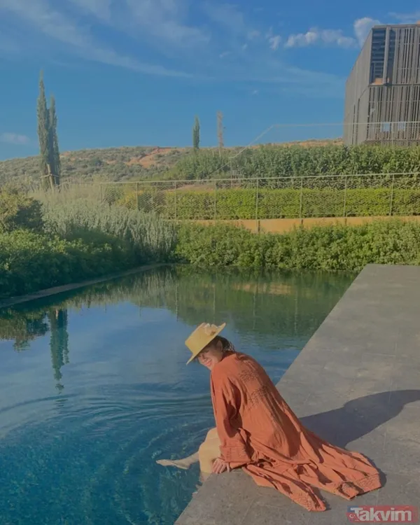 7,5 aylık hamile olan Demet Evgar’ın son haline bakın! Karnı burnunda mayolu pozunu verdi! Sosyal medya sallandı - 8