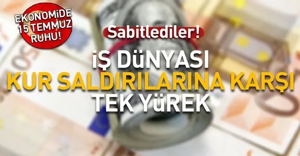 İş dünyası dolar kurunu sabitledi