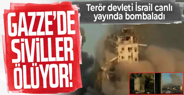 Son dakika: Terör devleti İsrail, Gazze'yi bombalıyor: Yaşlı, kadın, çocuk gözetmeksizin siviller hedef alındı