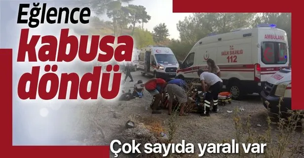 Antalya’da safari cipi devrildi: 16 yaralı