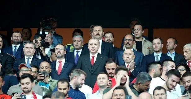 Başkan Erdoğan'dan Milli Takım'a destek mesajı