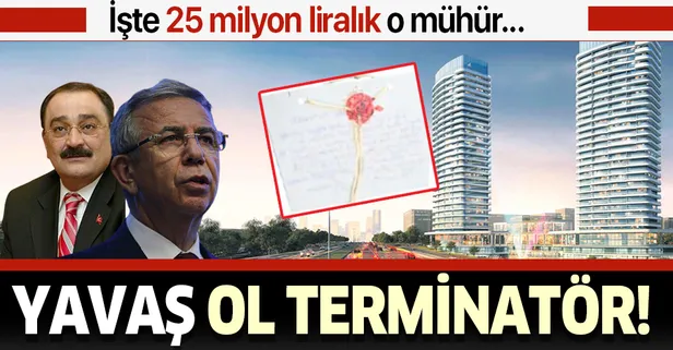 CHP'li Mansur Yavaş'tan 25 milyonluk mühür!