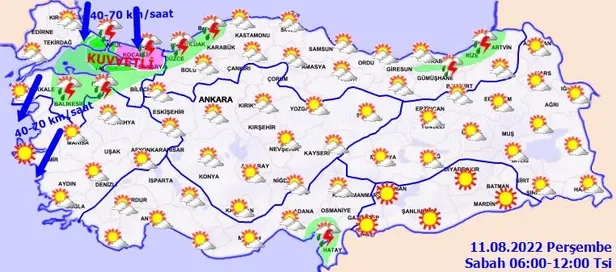 HAVA DURUMU | Meteorolojiden İstanbul için kuvvetli yağış uyarısı: 5 ilde turuncu alarm verildi!-6