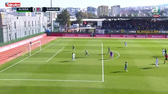 Samsunspor 43. saniyede öne geçti!