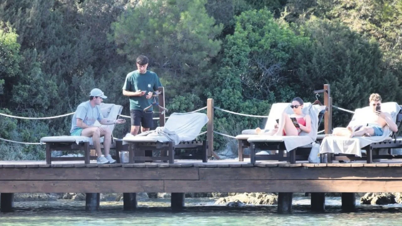 Chelsea’nin yıldızı Ben Chilwell Bodrum’da tatil keyfi yaptı