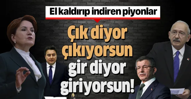 Meral Akşener'in vekil takası beyanına tepki: El kaldırıp indiren piyonlar