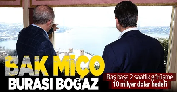 Başkan Erdoğan Miçotakis’le görüştü