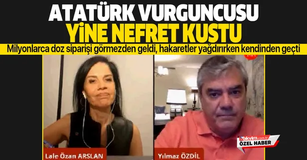 Atatürk vurguncusu Sözcü yazarı Yılmaz Özdil yine hakaretler yağdırdı! Koronavirüs aşısı üzerinden nefret kustu
