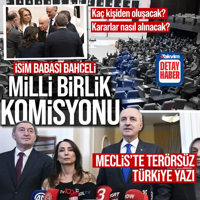 Mecliste Terörsüz Türkiye yazı! Milli Birlik ve Dayanışma Komisyonu toplanıyor: Kaç kişiden oluşacak, kararlar nasıl alınacak?