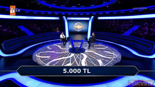 Kim Milyoner Olmak İster’de o soru yarışmacıyı yaktı! Oktay Kaynarca yarışmacıyı türküyle uğurladı! - 7