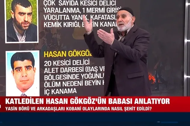 Kobani olaylarında katledilen Hasan Gökgöz'ün babası Mehmet Gökgöz 'Selahattin Demirtaş'a özgürlük isteyenlere tepki gösterdi