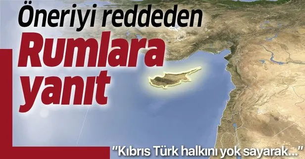 Hidrokarbon önerisini reddeden Rumlara yanıt