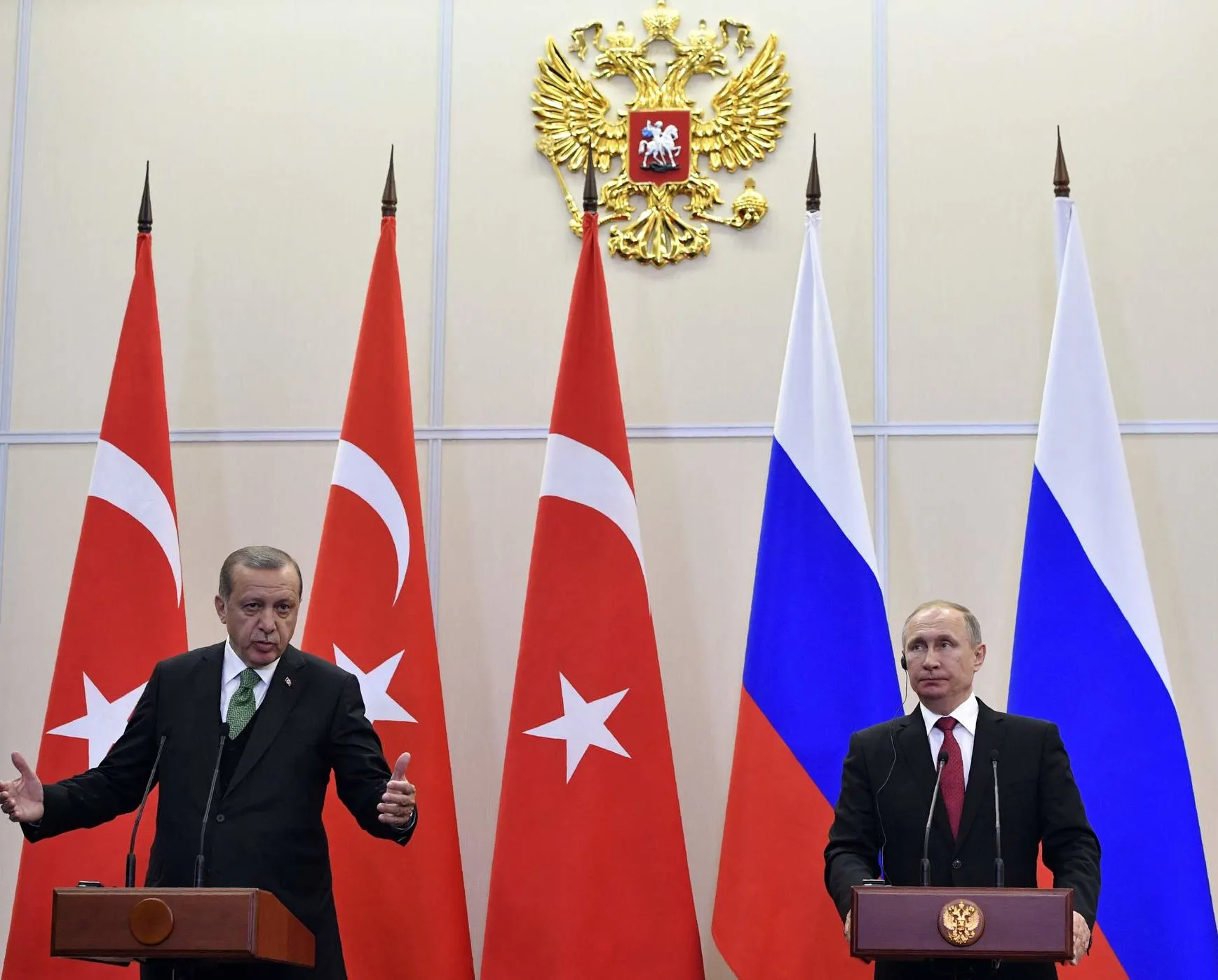 Erdoğan ve Putin ortak basın toplantısında