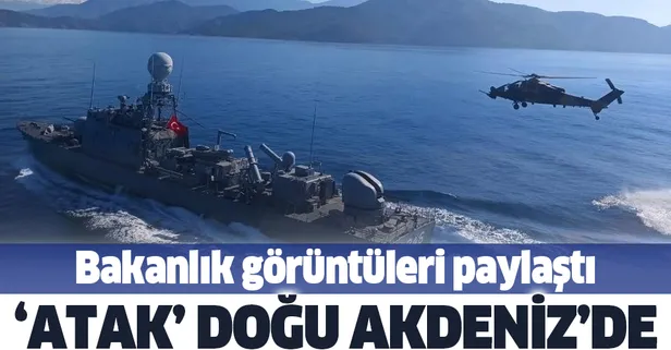 Son dakika: MSB'den Doğu Akdeniz paylaşımı! Bu fotoğraflarla duyurdular