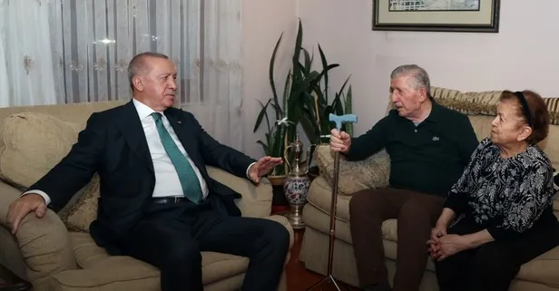 Başkan Erdoğan'dan eski TBMM Başkanı Köksal Toptan'a ziyaret!