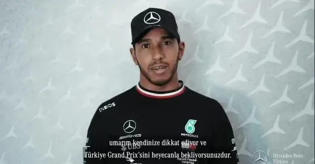 Formula 1 İstanbul GP öncesi Mercedes pilotu Lewis Hamilton'dan Türkiye'ye mesaj