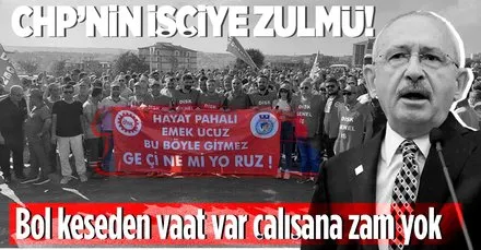 CHP’li belediyede zam eylemi: Geçinemiyoruz!