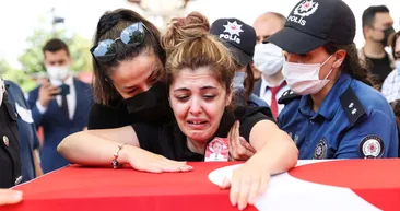 Şehit Hasan Cevhere hüzünlü veda! Acılı eşi tabuta sarılarak gözyaşı döktü