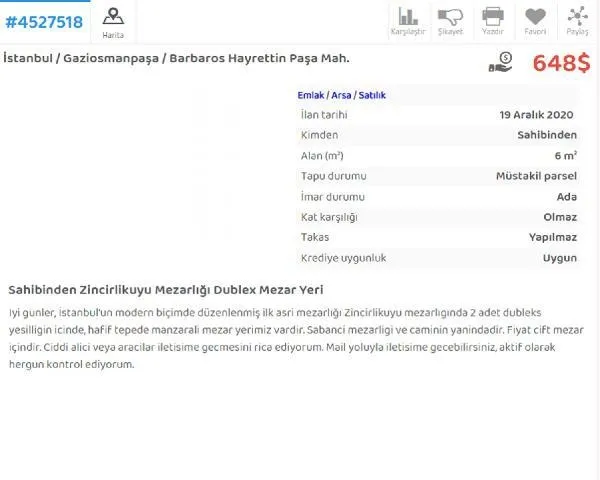 İstanbul’da 2 milyon liraya mezar yeri! Mezarlıklar internette karaborsaya düştü-12