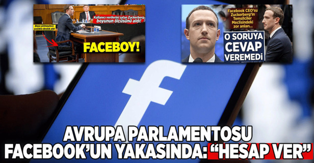 Avrupa Parlamentosu, Facebook’a Avrupa vatandaşlarına hesap vermesi çağrısını yineledi