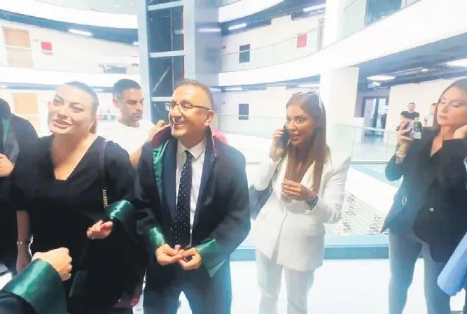 Duruşmada ’enerciii’si tükendi
