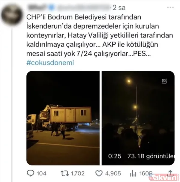 Deprem sonrası siyasi yağmacıları deşifre! 23 Derece'nin Kızılay çadırı ve AK Parti Meclis Üyesi Yunus Kaya yalanı! İşte yalanlar ve gerçekler - 20