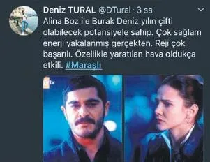 İlk bölümü ile Atv’de ekrana gelen Maraşlı tam not aldı! Burak Deniz ile Alina Boz’a övgüler yağdı-8